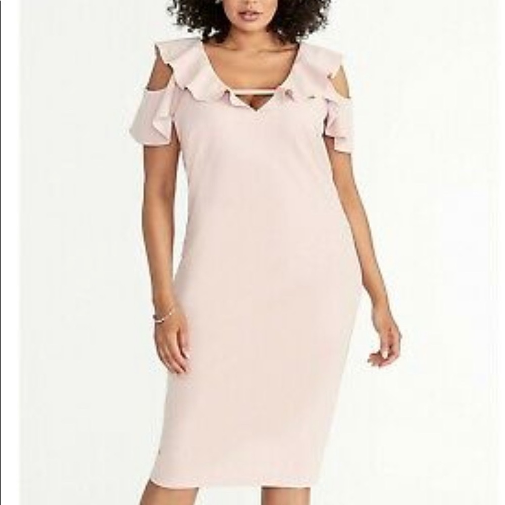 RACHEL Rachel Roy Plus Size Ruffle Dres Size 18W